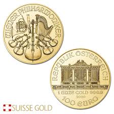 The vienna philharmonic is pure gold, with a fineness of.9999 or 24 karats, and is the largest diameter one ounce pure gold coin in the world. 2020 Austrian Philharmonic One Ounce Gold Coin
