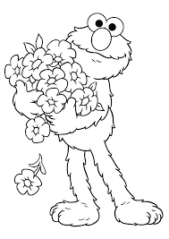 Plus, it's an easy way to celebrate each season or special holidays. Print Coloring Image Momjunction Sesame Street Coloring Pages Elmo Coloring Pages Monster Coloring Pages