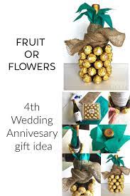 So you could make a fourth anniversary gift basket that covers all the bases. Cool Anniversary Gift Ideas For The First 5 Years Blooming Lovely Bouquets Traditional Anniversary Gifts 4th Anniversary Gifts 4th Year Anniversary Gifts
