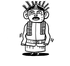 Gambar mewarnai untuk anak paud, tk dan sd sebagai contoh cara menggambar dan mewarnai. Rumah Adat Betawi Mewarnai