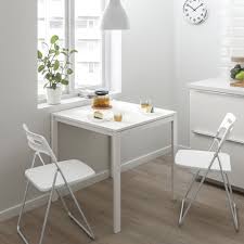 Melltorp Nisse Dining Table And Chairs White 75 Cm Ikea Kitchen