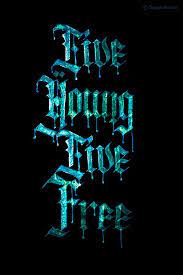 Live Young Live Free Calm Artwork Neon Signs Keep Calm Artwork