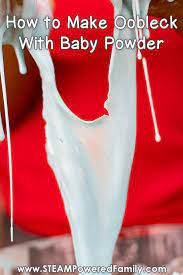 How To Make Oobleck With Baby Powder