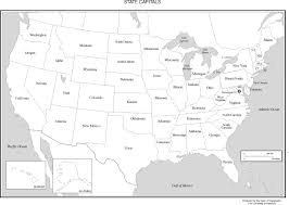 The us state map consists of all 50 states within the united states, along with state borders, major cities and capitals, and sometimes large bodies of before we go into the maps with and without the state names, let us provide you with some extra information that you might need if you are studying. Printable Usa Blank Map Pdf