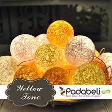 Pin Di Cotton Ball Light Cotton Ball String Jual Beli Online Murah Indonesia