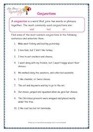 Grade 3 Grammar Topic 19 Conjunctions Worksheets Conjunctions Worksheet Grammar Worksheets Worksheets For Grade 3