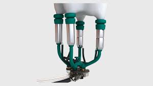 This vintage throwback pendant light has a modern industrial feel with the addition of decorative tubular light bulbs. Iq Milking Cluster