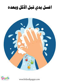 بطاقات تعليم آداب النظافة الشخصية للأطفال عبارات عن النظافة بالعربي نتعلم in 2020 hand washing poster hand doodles hand illustration
