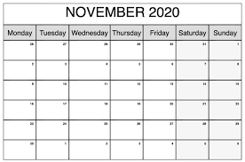 Dashing Monthly Monday To Sunday Calendars 2020 Printable Free Blank In 2020 Calendar Printables Calendar Template Monthly Calendar Printable