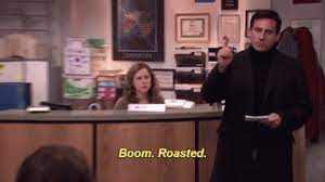 The most common boom roasted office material is ceramic. Boom Roasted The News Wheel Boom Roasted The Office Boom Roasted Tv Quotes