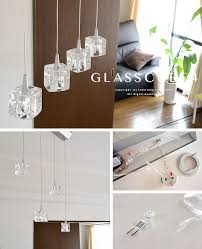 楽天市場 ペンダントライト ガラスキューブ 4 glasscube 4 pendant light 4灯 照明 ライト ガラス おしゃれ 北欧 デザイナーズ キッチン リビング ペンダントライト バーカウンター 食卓用 ナチュラル カフェ風 シーリングライト 天井照明 ペンダントライト 北欧 送料