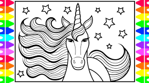 Free printable unicorn coloring pages. How To Draw A Unicorn For Kids Unicorn Drawing Unicorn Coloring Pages For Kids Youtube