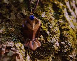 Owl Of Minerva Unique Items Products Carving Owl Pendant