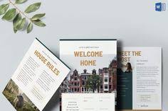 Airbnb Home Rental Welcome Book Book Template Templates Microsoft Word Templates
