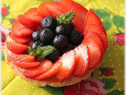 Recette De Tartelette Fraise Myrtille Et Beurre D Amande Recette Fraise Myrtille Recette De Tartelette Tartelettes Fraise