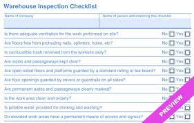 16.12.2020 · this warehouse safety compliance checklist is a walkthrough inspection tool which checks the condition of aisles, stairs, ladders, and air emissions. Workshop Safety Daily Checklist Template