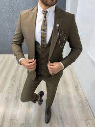 Calvin klein men's slim fit suit separates 4.3 out of 5 stars 212. Kenzie Brown Slim Fit Wool Suit Gent With