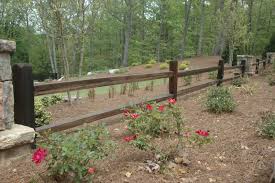 Split rail fences are not always pretty, but do help establish property lines and keep unwanted visitors away. Standard Cedar Fence Designs Allied Fence