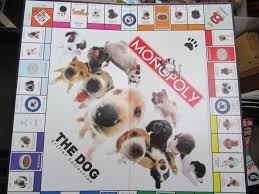 Monopoly The Dog Artlist Collection Game Board Only Hasbro Board Games Board Game Pieces Games