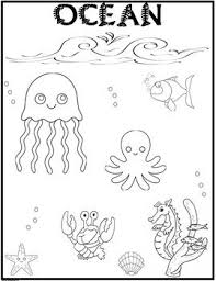 Ocean Coloring Page Freebie Ocean Coloring Pages Ocean Theme Preschool Coloring Pages