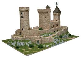 Construction Kit For The Reproduction Of The Foix Castle Model Castle Castle Fantasy Castle
