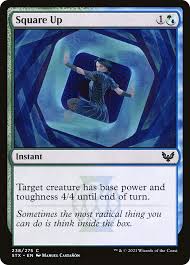 Not sure what to expect? Square Up Strixhaven School Of Mages Stx 238 Scryfall Magic The Gathering Search