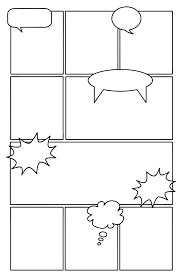 Comics become part of the journey of life from childhood to adulthood. 10 Best Printable Comic Book Layout Template Printablee Com