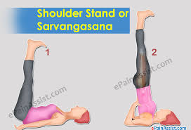 Shoulder Stand Or Sarvangasana Benefits How To Do Precautions Dos Donts Shoulder Stand Beginner Yoga Workout Yoga Help