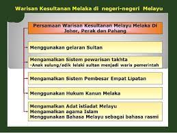 Kesultanan melayu melaka (كسلطانن ملايو ملاک). Bab 3t5 Warisan Kesultanan Melaka Sistem Pemerintahan Di Negeri 9 Dan Sistem Jemaah Menteri Kelantan