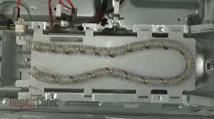 In most cases the heating element will have a break in the element if defective. Whirlpool Electric Dryer Heating Element Replacement Wp8544772 Youtube