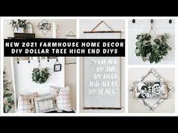 New 2021 Dollar Tree Diys High End Farmhouse Decor Youtube In 2021 Dollar Tree Diy Diy Dollar Tree Decor Dollar Store Decor