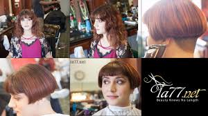 High stacked inverted bob haircut. Katrina Trailer She Gets A Bob W A Shaved Nape Youtube