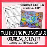 Multiplying Polynomials Foil Coloring Activity Multiplying Polynomials Color Activities Polynomials Many of the photographs in this activity cannot actually be modeled with a quadratic. multiplying polynomials foil coloring