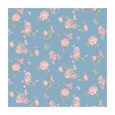 Bien Wallcoverings Kids Mavi Cicekli Yerli Duvar Kagidi 1935 Duvar Duvar Kagidi Mavi