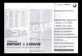 Coc Certificat De Conformite Europeen