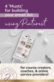 The 4 Pillars Of Pinterest Marketing Success Part 1 Keywords Jana O Media In 2020 Online Coaching Business Coaching Business Tools Pinterest Marketing Course