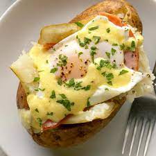 Eggs Benedict Baked Potatoes Recipe Eggs Benedict Baked Potato Recipes Breakfast Brunch Recipes
