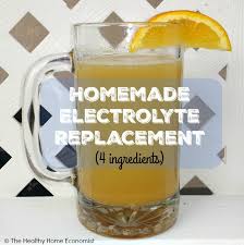 homemade electrolyte replacement the