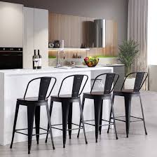 Wayfair kitchen island chairs set. 17 Stories Burney Solid Wood Counter Bar Stool Reviews Wayfair