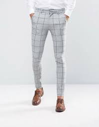 Black And White Check Pants Mens Asos Super Skinny Suit Pants In Green Window Pane Check Mens Pants Fashion Skinny Suit Pants Pants Outfit Men