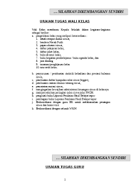 Wali kelasxiiipa wali kelasxiiips wali kelasxiiagm ditetapkan di : Contoh Sk Pembagian Guru Wali Kelas Piket Ekskul