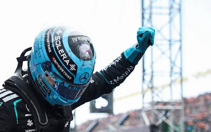Russell wins Dutch GP sprint to close on Antonelli in F1 title fight -  Yahoo Sports