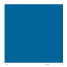 Ibm Brand Colour Is The Reason The Company Came To Be Known As Big Blue The Eight Bar Blue Logo Was Designed By Paul Rand Brand Colors Branding Logo Design