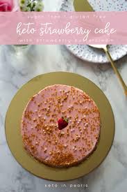 Diabetic cake recipes from scratch. Keto Strawberry Cake With Strawberry Buttercream Keto In Pearls