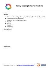 Free interactive exercises to practice online or download as pdf to print. Pulling Together As A Family With Weekly Family Meetings Priceless Parenting