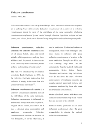 Conscience collective or false consciousness? Pdf Collective Consciousness