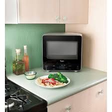 Whirlpool 0 5 Cu Ft Countertop Microwave In Universal Silver Wmc20005yd The Home Depot Countertop Microwave Countertop Microwave Oven Corner Microwave