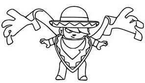 Kleurplaat brawl stars 8 bit. Kleurplaat Brawl Stars Seizoen 6 Quickdraw Edgar 12