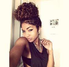Curly Bun Curly Girls Pinterest Natural Hair Styles Curly Hair Styles Naturally Curly Hair Styles