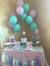 Purple And Teal Baby Shower Cake